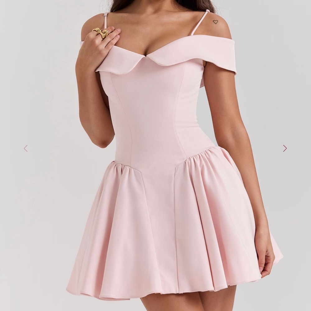 House of CB ballerina pink Elida Dress